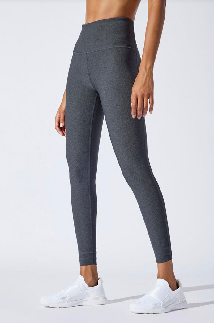 MPG Explore High-Rise Cut-to-Length Legging 27" Htr Charcoal