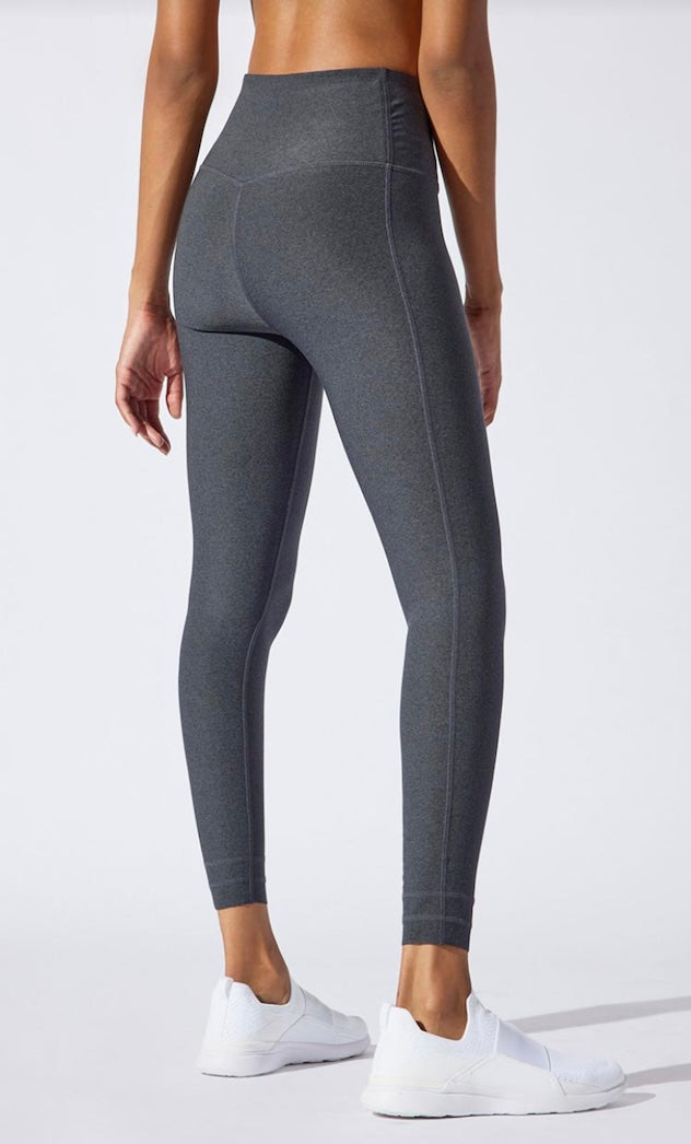 MPG Explore High-Rise Cut-to-Length Legging 27" Htr Charcoal