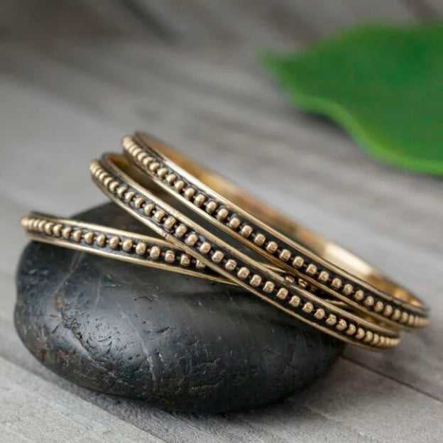 BA Spotted Brass Bangle