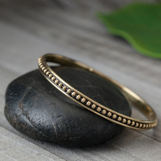 BA Spotted Brass Bangle