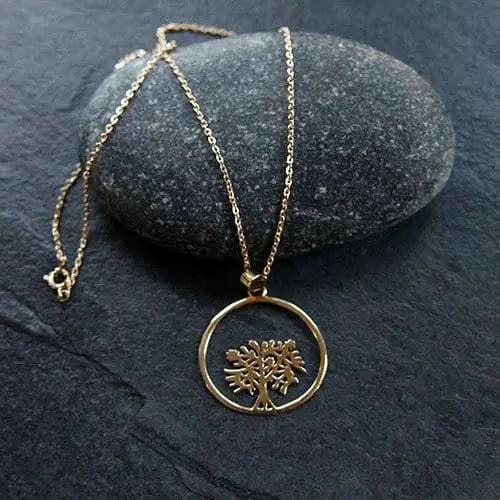 BA Brass Tree Of Life Necklace