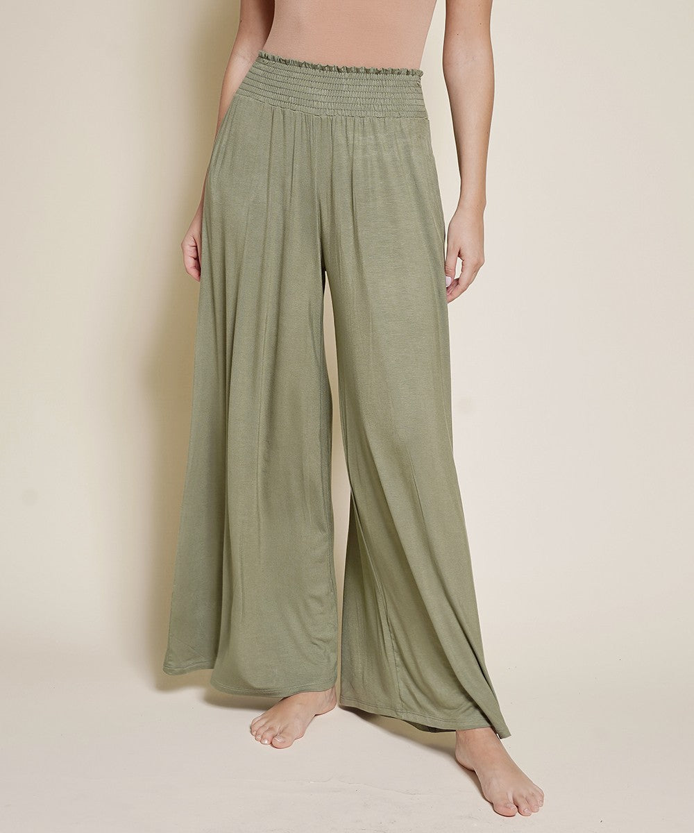 SK BAMBOO MAXI PALAZZO Olive