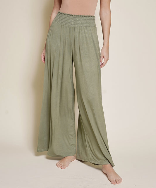 SK BAMBOO MAXI PALAZZO Olive