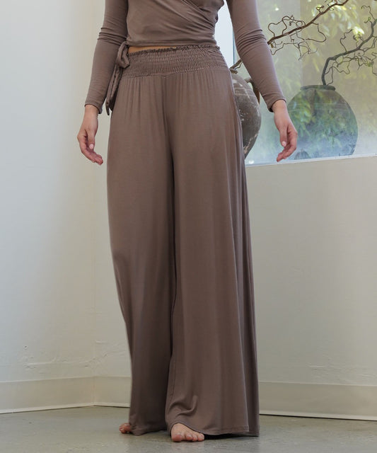 SK BAMBOO MAXI PALAZZO Mocha