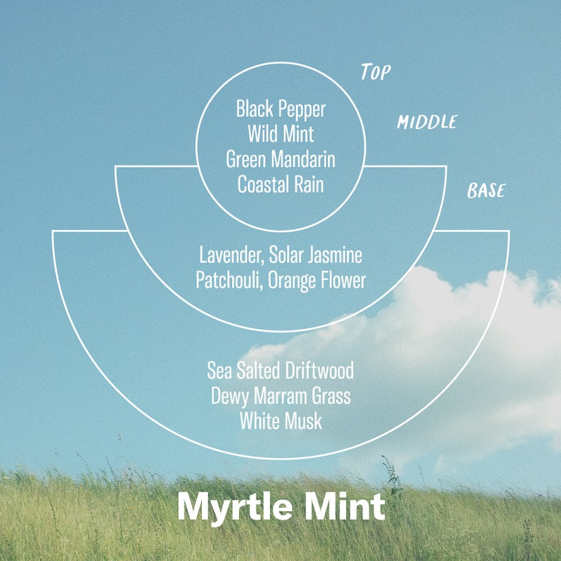 PF Myrtle Mint– 7.2 oz Soy Candle