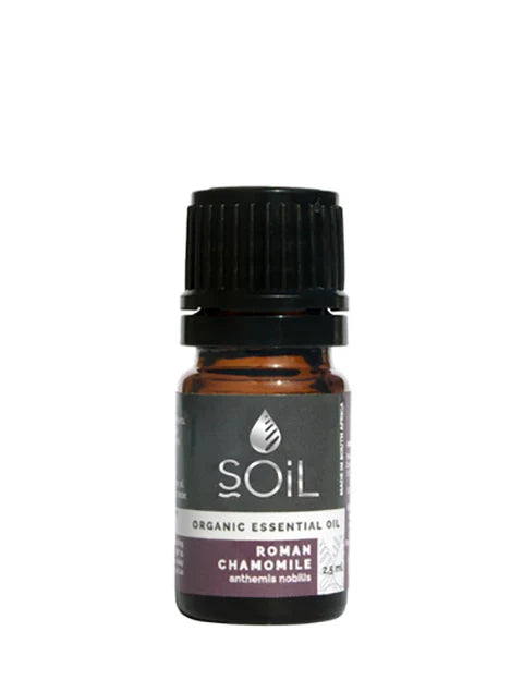 SOiL Organic Roman Chamomile Oil - 2.5ml (In 5ml bottles) SOiL Organic Rose Geranium Oil - 10ml