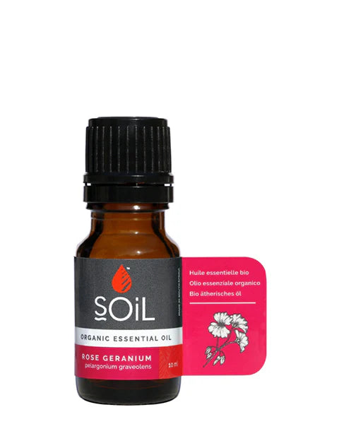 SOiL Organic Rose Geranium Oil - 10ml