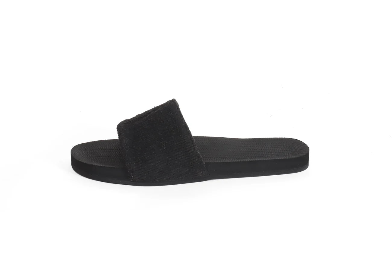 IND Women's Slide Recycled Pable Straps - Ketapang/Black