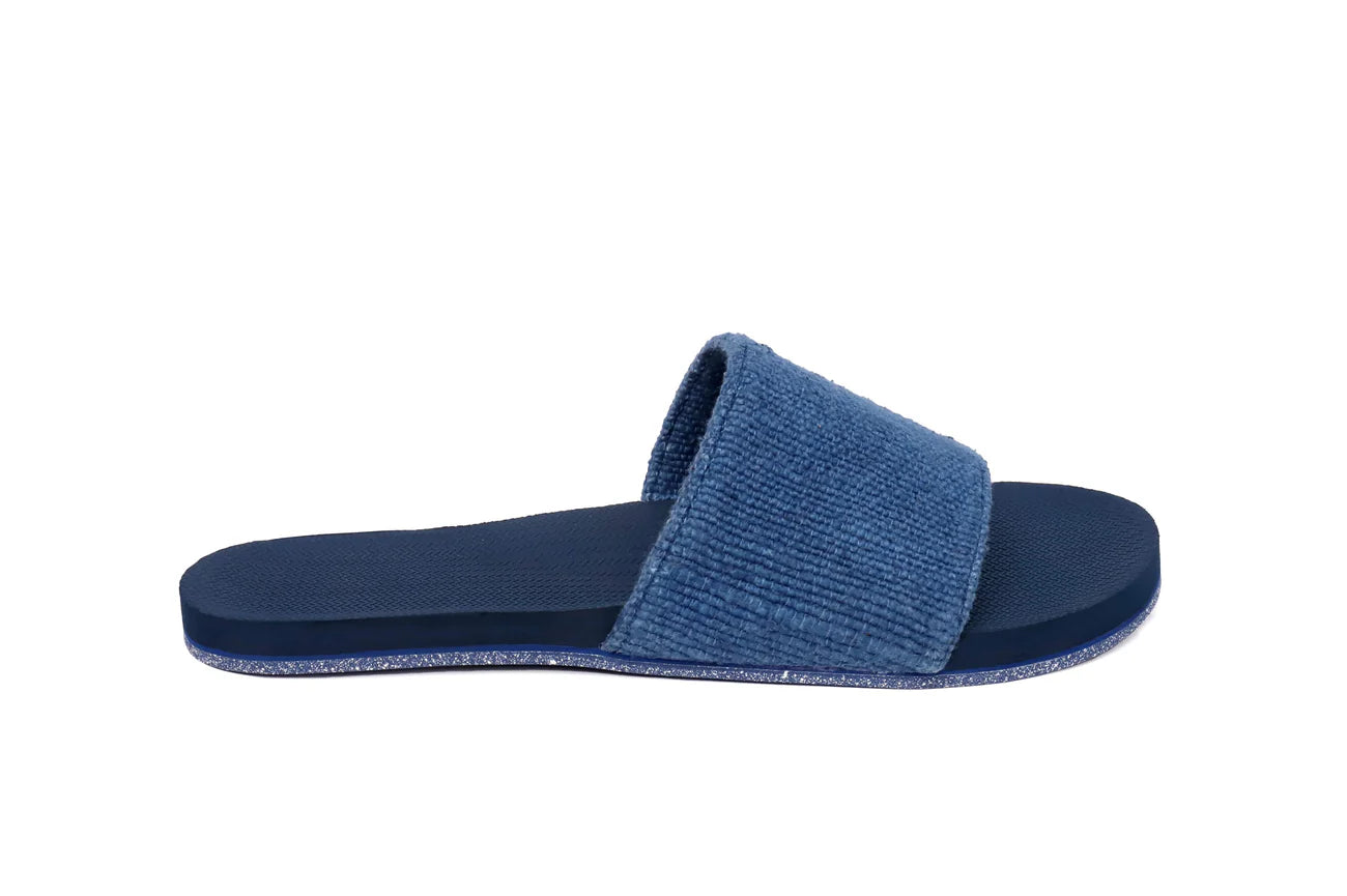 IND Men’s Slide Recycled Pable Straps - Indigo/Shore