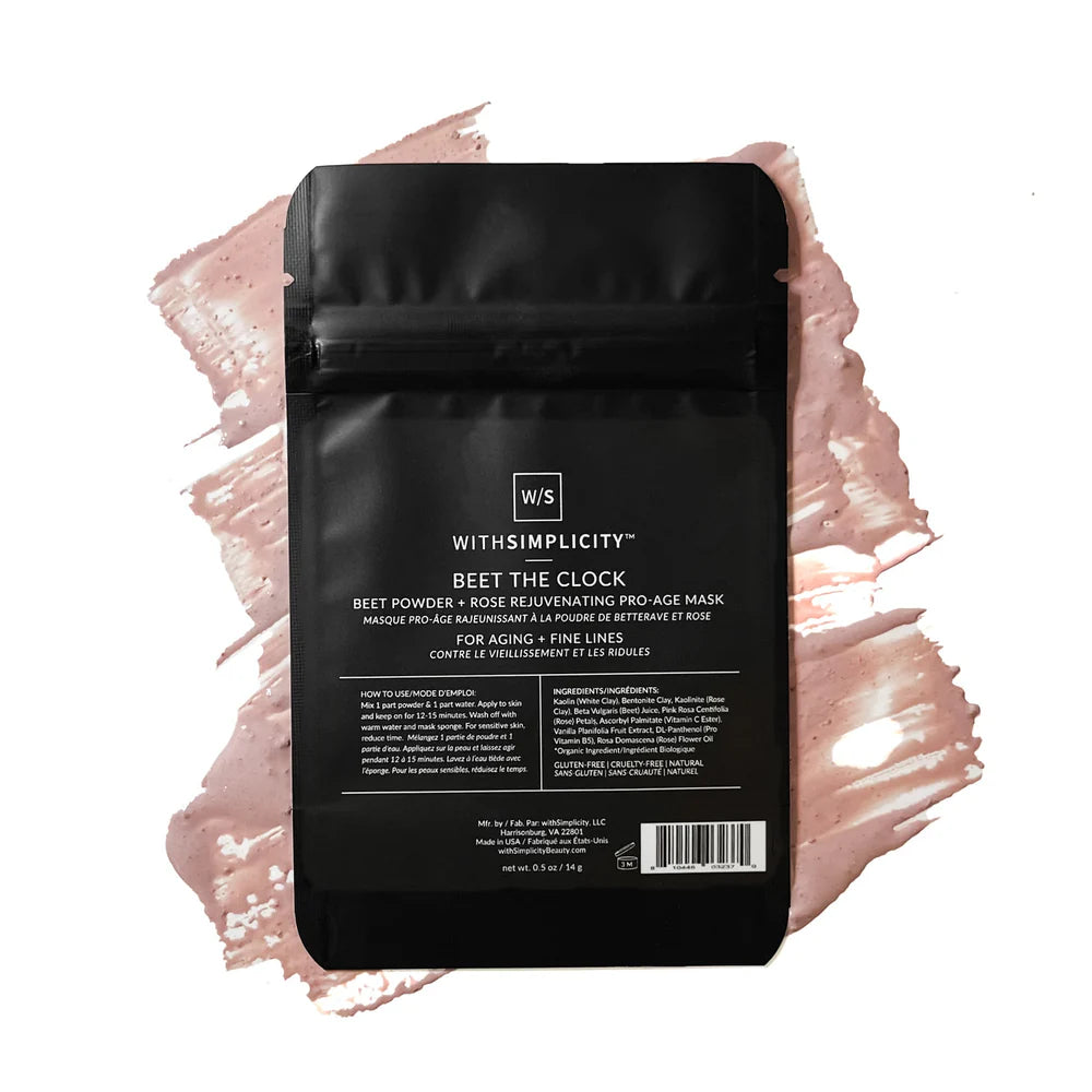 WS Beet the Clock Beet Powder + Rose Rejuvenating Pro Age Mask