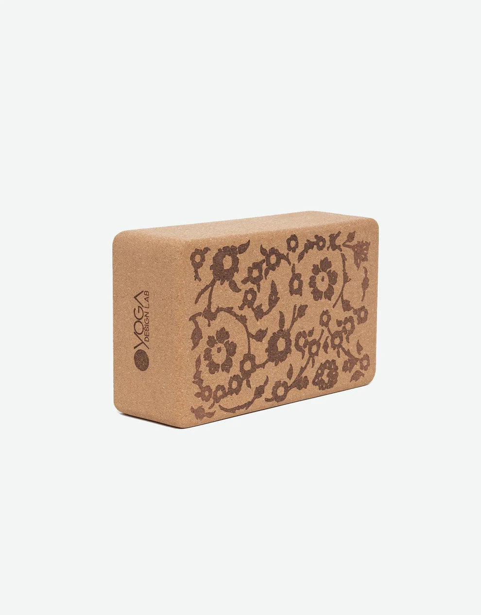 YDL Cork Yoga Block Floral Batik Tonal