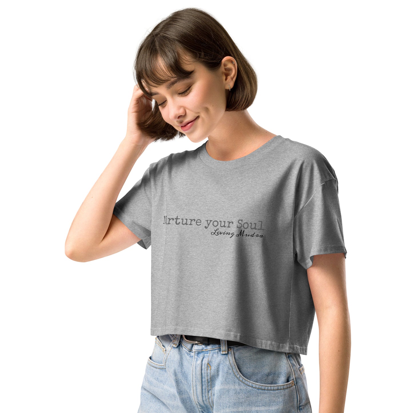 Living Mudra Nurture you Soul women’s crop top