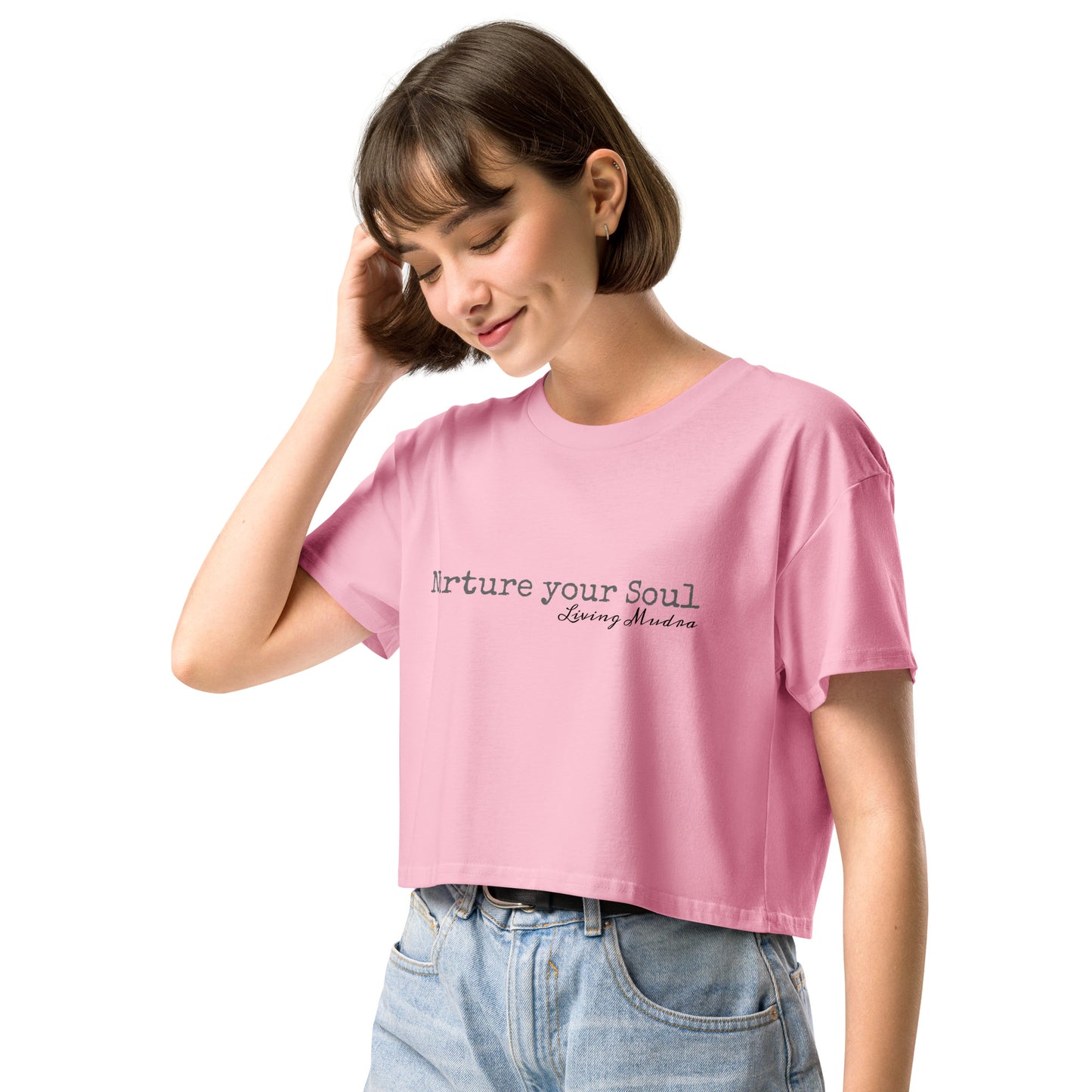 Living Mudra Nurture you Soul women’s crop top