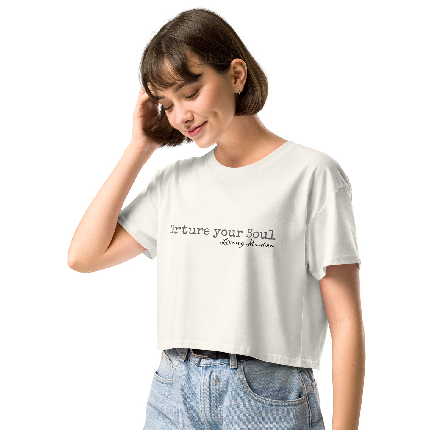 Living Mudra Nurture you Soul women’s crop top