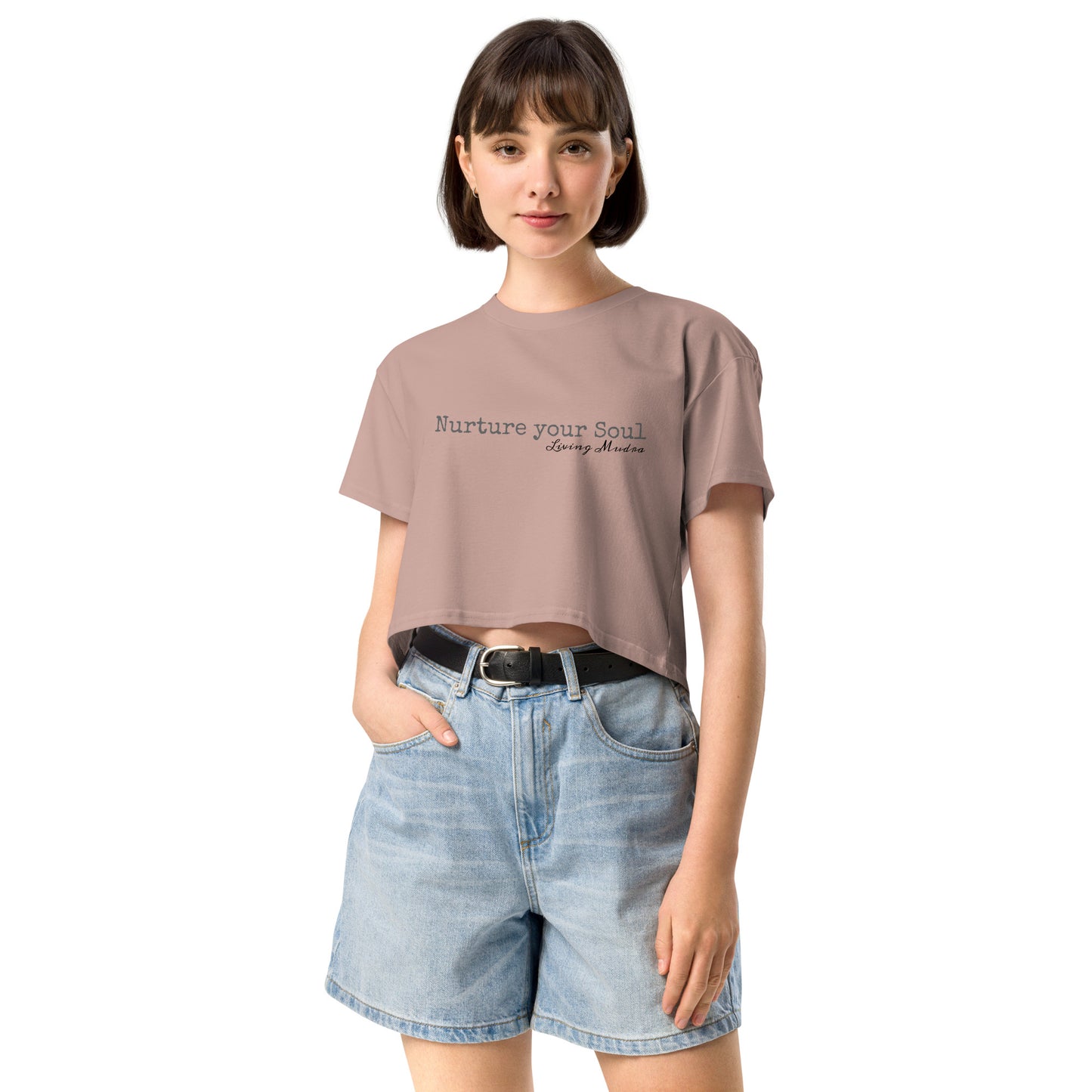 Living Mudra Nurture you Soul women’s crop top