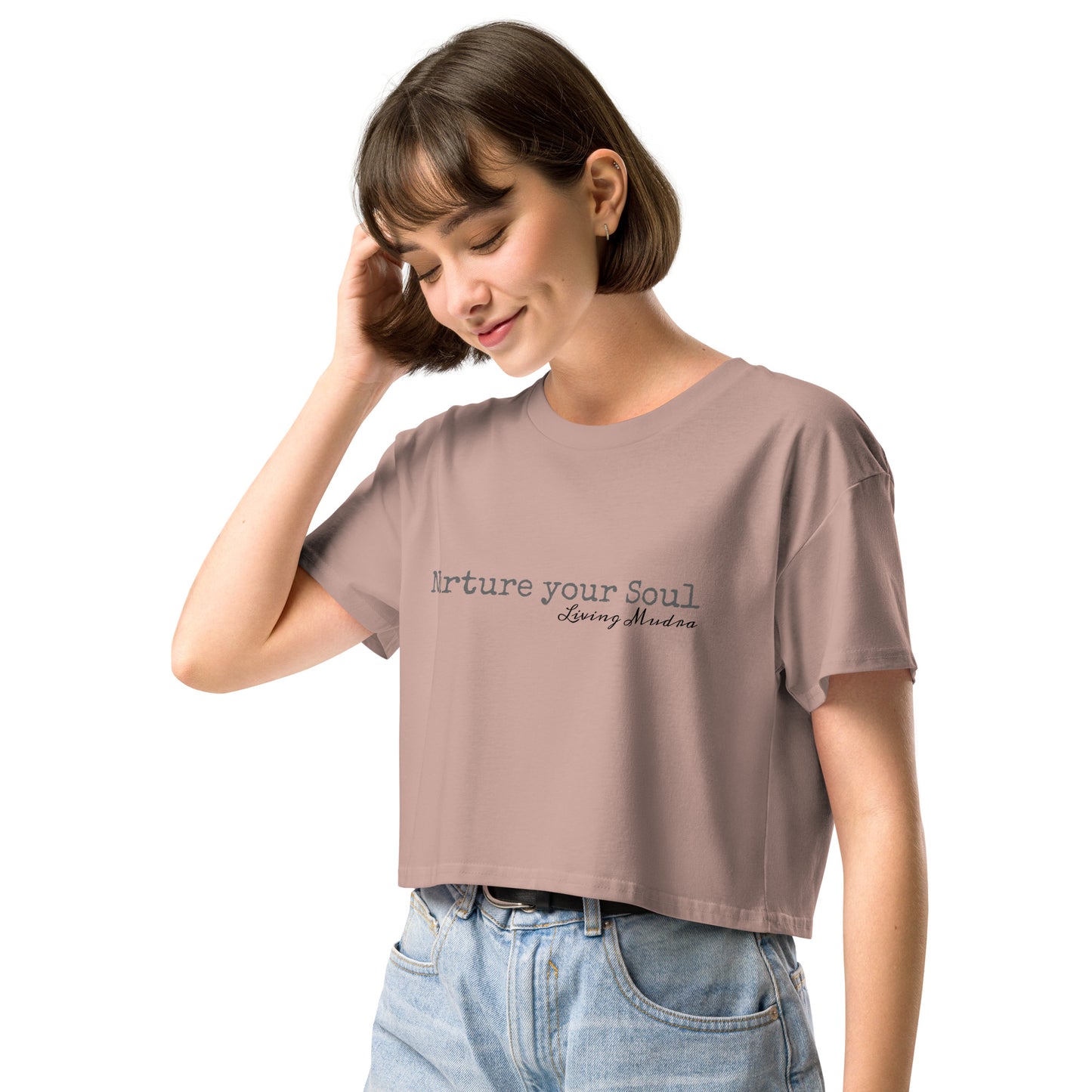 Living Mudra Nurture you Soul women’s crop top