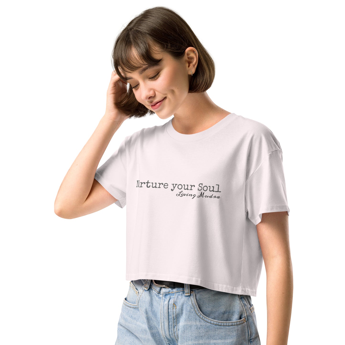 Living Mudra Nurture you Soul women’s crop top