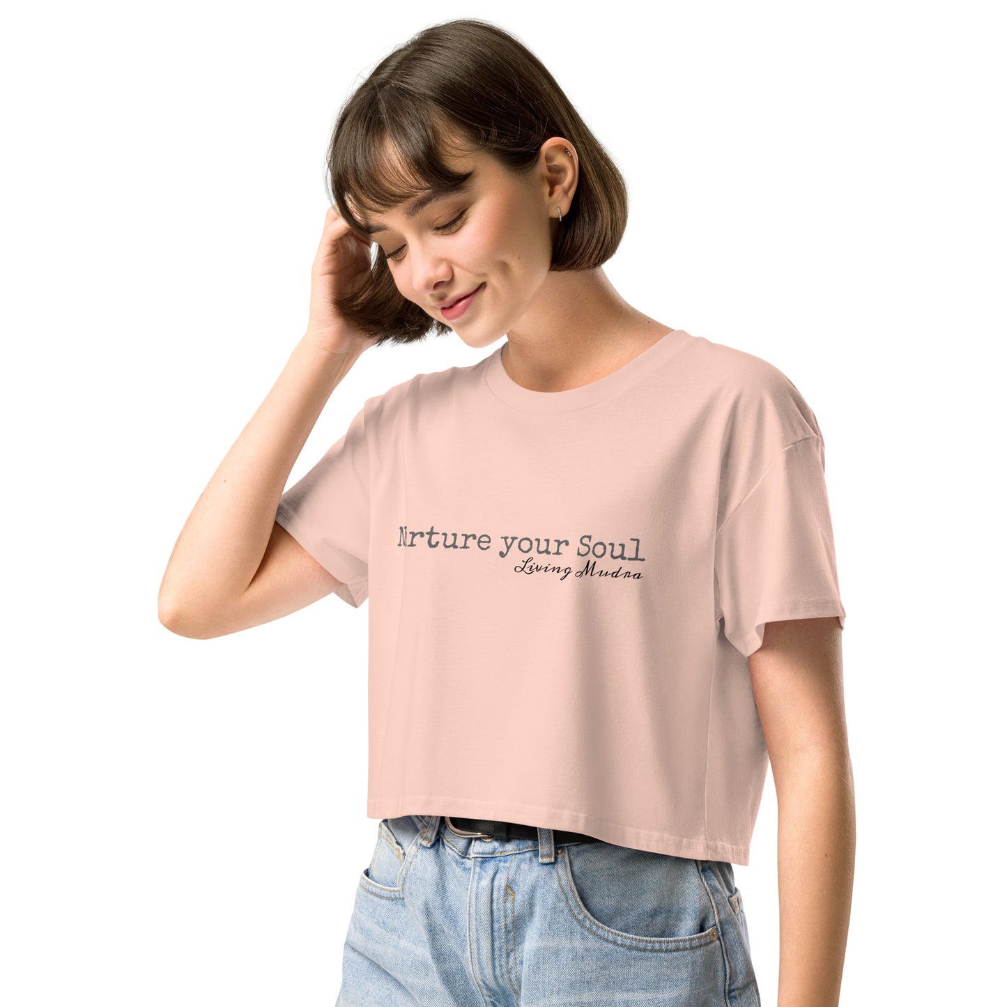 Living Mudra Nurture you Soul women’s crop top