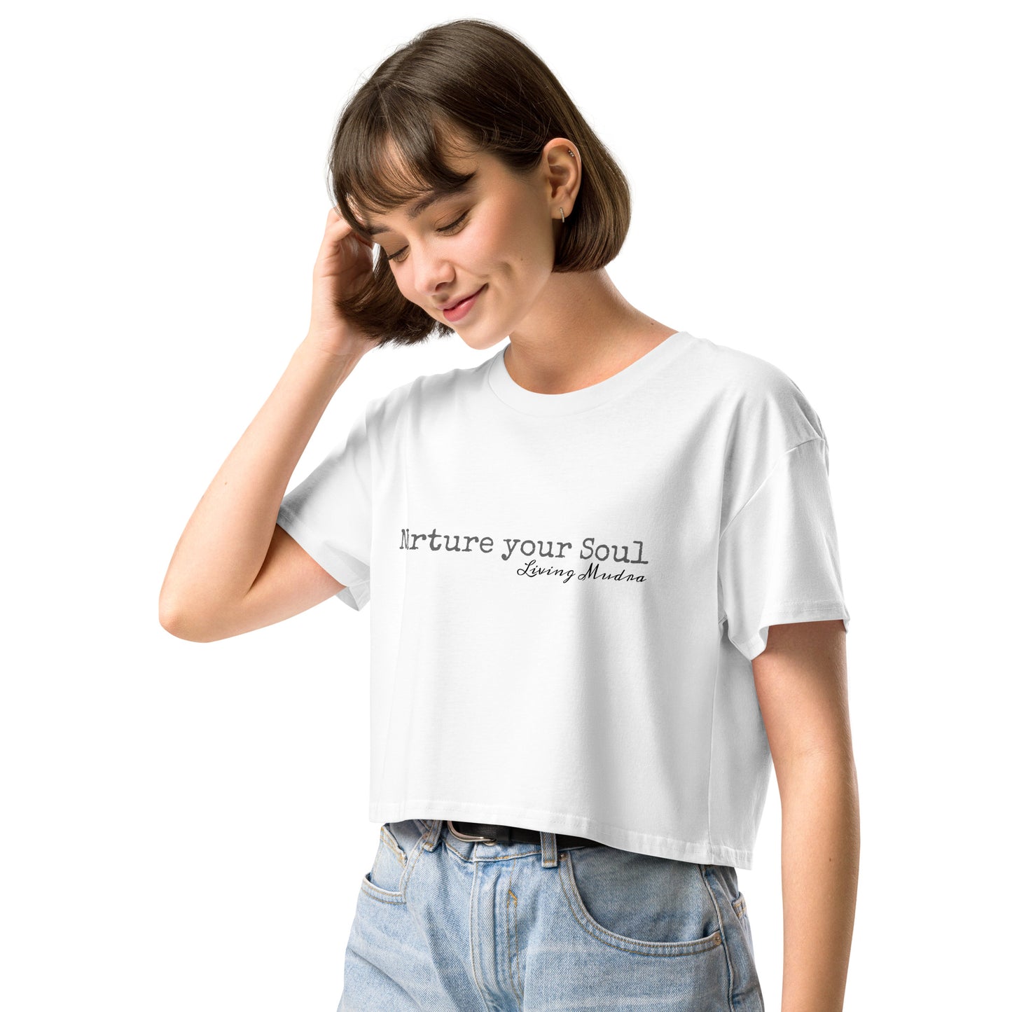 Living Mudra Nurture you Soul women’s crop top