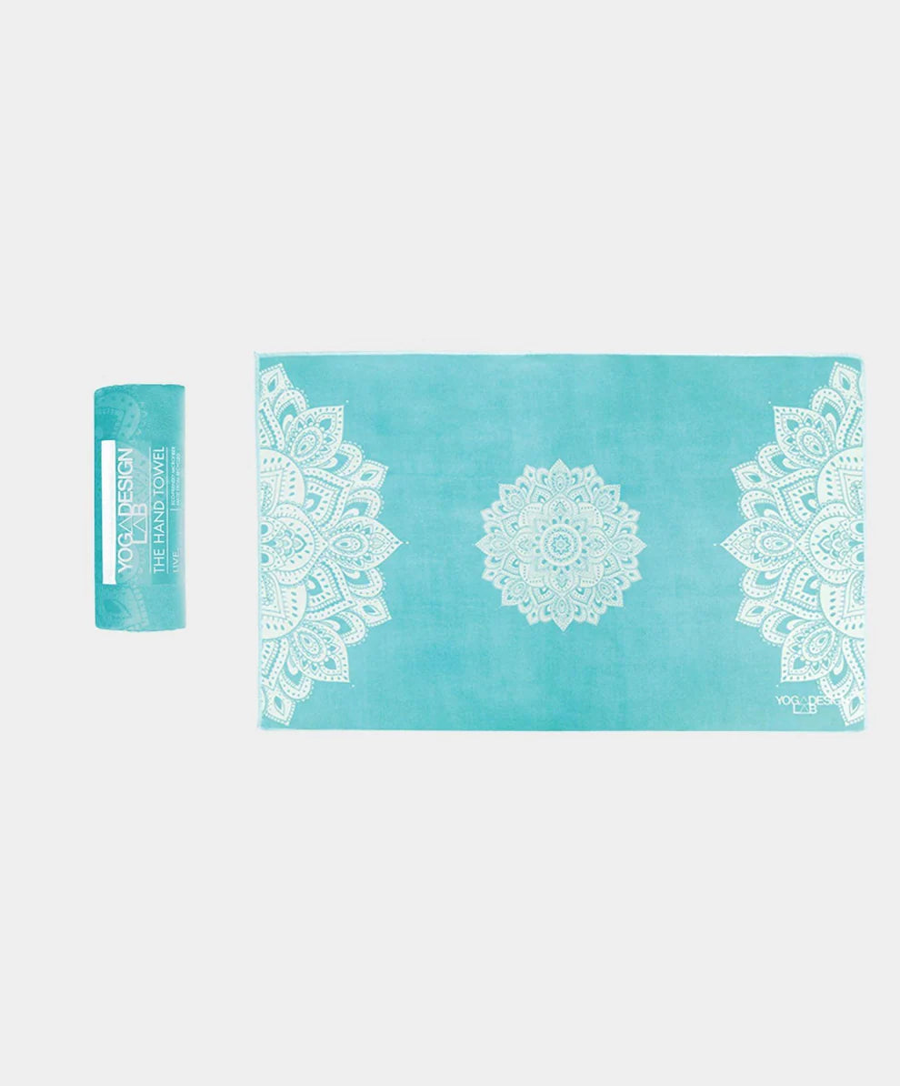 YDL Hand Yoga Towel Mandala Turquoise