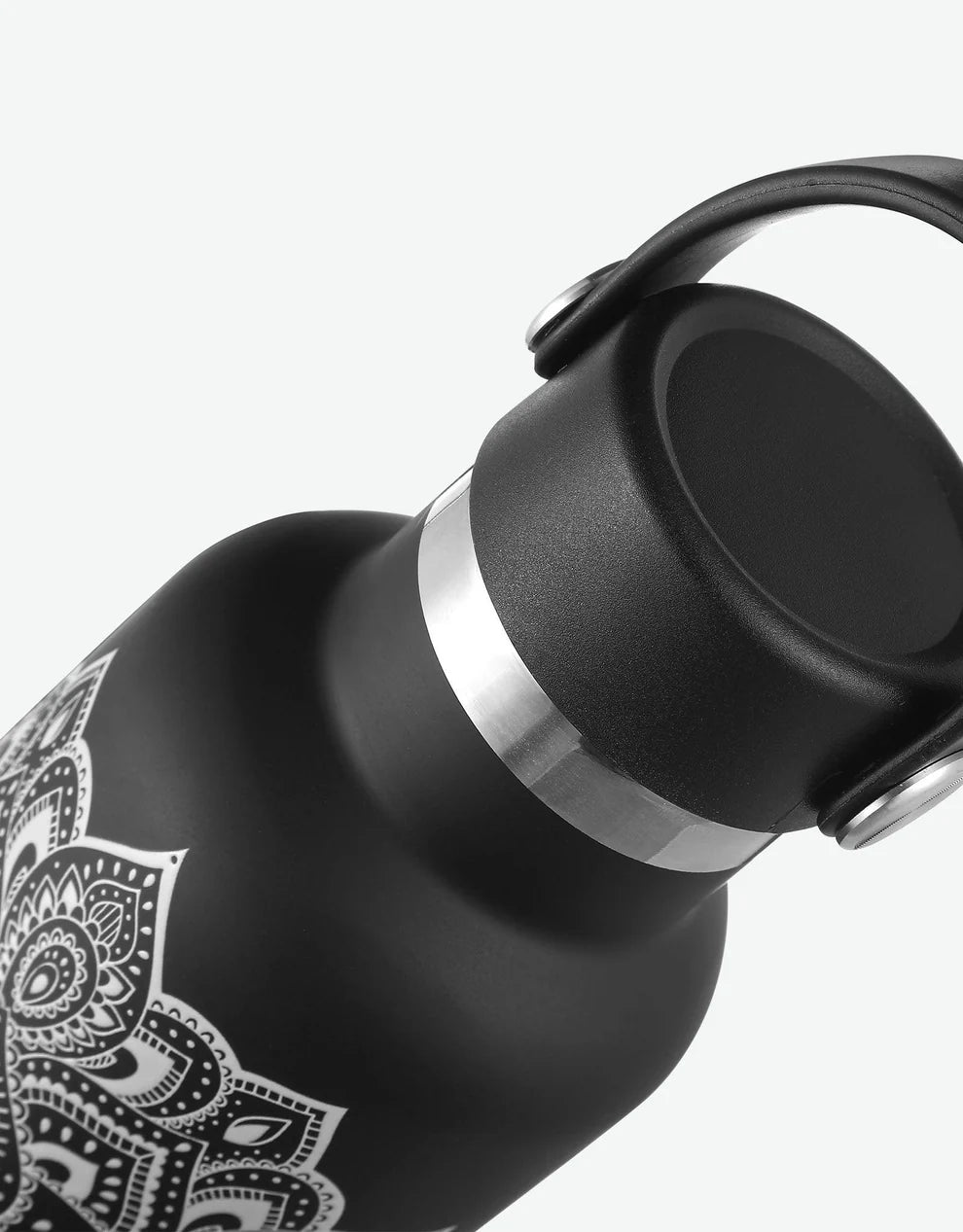 YDL Water Bottle Mandala Black